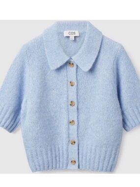 COS cardigan in tan